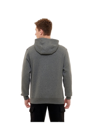 Galatasaray Lisanslı Nike Kapüşonlu Erkek Sweat 098 Koyu Gri