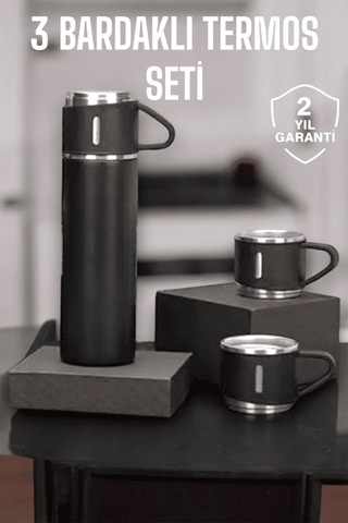 Termos Seti 500 Ml Basınçlı Taşınabilir Günlük Kullanım Çok Renkli