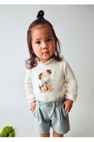 Kız Bebek Bermuda Mavi 2261 Mavi