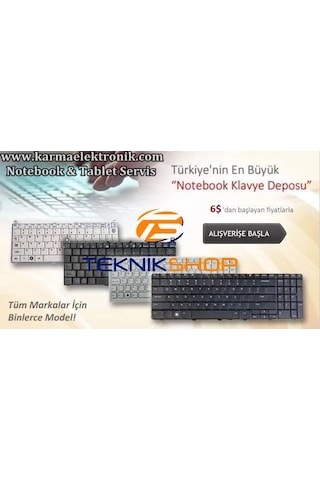 Casper Mb50, Mb51, Mb55 Notebook Klavye Siyah Tr Nbkl004