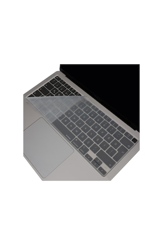 Apple Uyumlu MacBook Air 13 Klavye Kılıfı A2179 A2337 M1 Türkçe Q Silikon İnce Toz Sıvı Koruma Yıkanabilir Pembe