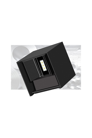 Leezsing "6 Led'li Dış Mekan Duvar Lambası - Ip65 Su Geçirmez, Ayarlanabilir Açı, Hızlı Soğutma" Beyaz