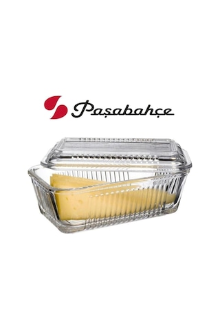 Paşabahçe Tereyağlık Peynirlik 97711 Frigo Cam Kapaklı Şeffaf