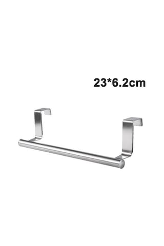 Banyo Ve Mutfak İçin Kancalı Modern Havlu Askısı, Dolap Üstü Fırçalanmış Paslanmaz Çelik Havlu Askısı 23 6,2 İnç Diğer