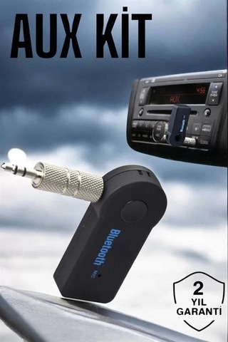 Home Tüm Araçlara Uyumlu Aux Car Bluetooth Kablosuz Araç Bağlantı Kiti