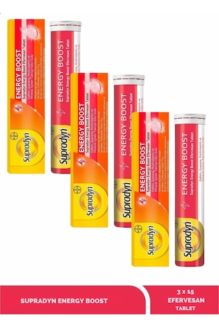 Supradyn Energy Boost 3 x 15 Efervesan Tablet