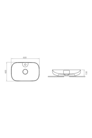 Esvit Lapino Premium Class Lavabo 60CM Tezgah Üstü Çanak 16260 Dahil