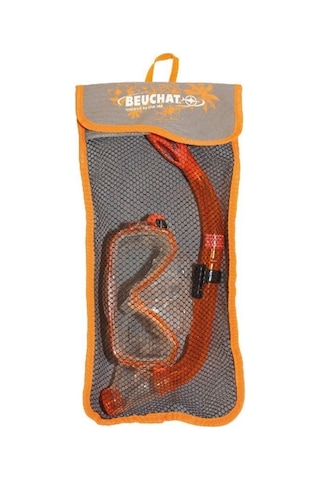 Halikarnasdeniz Beuchat Set Ms Oceo Çocuk Maske Şnorkel(Tahliyeli), Turuncu