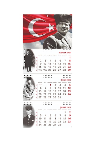 Rk Gemici Duvar Takvimi - Ayyıldız