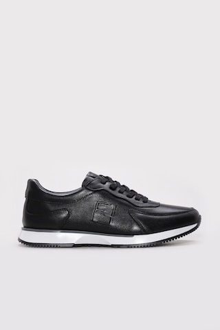 Fast Step Hakiki Deri Erkek Casual Ayakkabı 241ma1991 Siyah