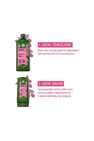 Yves Rocher Boyalı Saçlar Için Couleur Renk Koruyucu Orijinal Boy Şampuan, Saç Kremi Seti