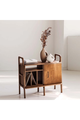 Woodesk Eleganza, Ahşap, Dolap Ve Konsol, 100x90, Tik Renk