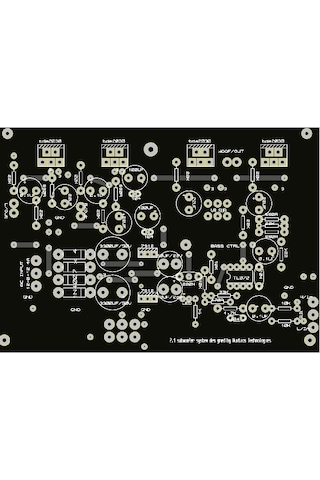 2.1 Çift Kanal Stereo Subwoofer Amfi Devresi Tda2030