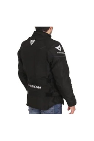 Venom Touring Pro Siyah Erkek Motosiklet Montu