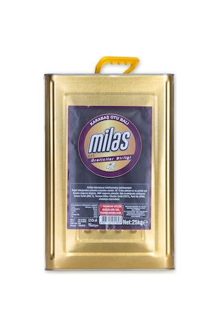 Milas Üreticiler Birliği Karabaş Otu Balı 25 KG