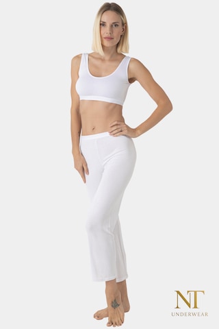 Nt Underwear Bambu İçlik Pantolon Astarı Beyaz