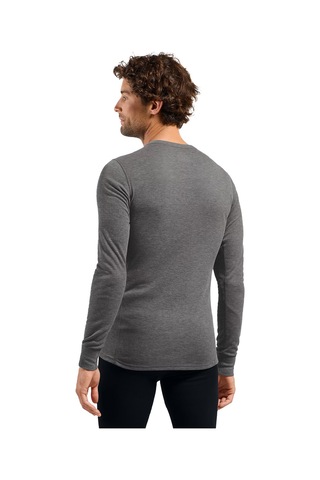 Odlo Odlo Active Warm Bl Top Crew Neck L/s Erkek Gri İçlik Üst 5504 Gri