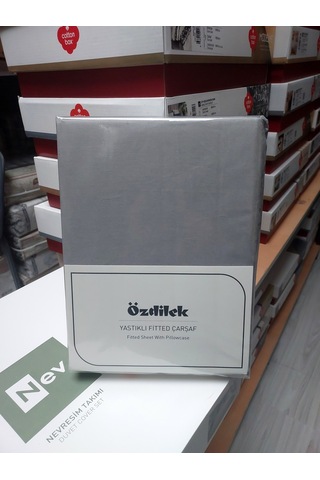 Özdilek Colourist Fitted Çift Kiş. Çarşaf Seti 160x200 Silver Gri Gri