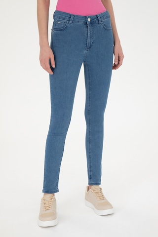 U.S. Polo Assn.  Kadın Açık Mavi Toothpick Fit Jean Pantolon 50289153-DN0021