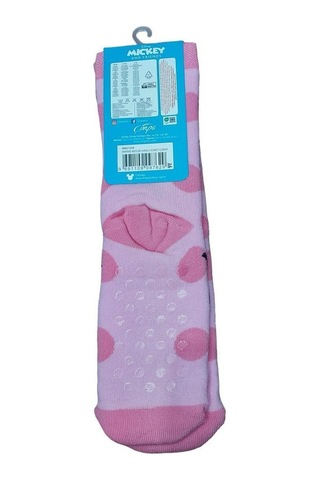 Mınnıe Mause Tabanı Kaydırmaz Kışlık Havlu Çocuk Çorap-pembe Pembe