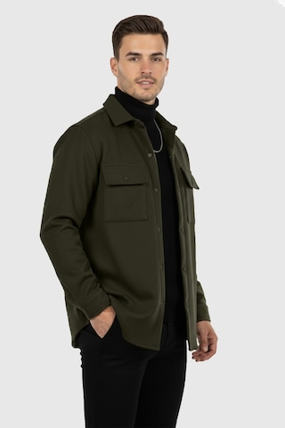 Deepsea Erkek Haki Çıtçıtlı Kaşe Ceket Mont 2500559 Haki