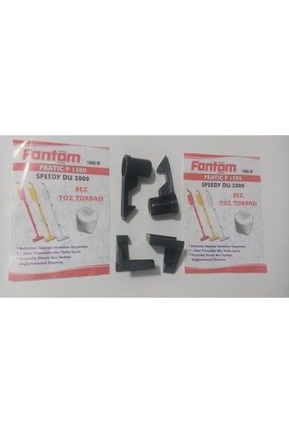 Fantom Pratik P1200 Süpürge 2 Adet Toz Torbası Ve 4 Tırnak Kilidi (514705178)
