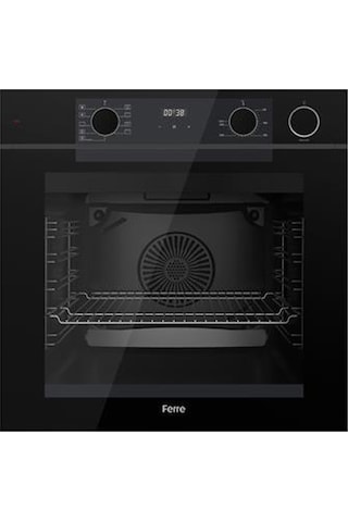 Ferre QEP64CS + SC405 + D063SA Steam Plus 65 Serisi 3'Lü Cam Ankastre Set