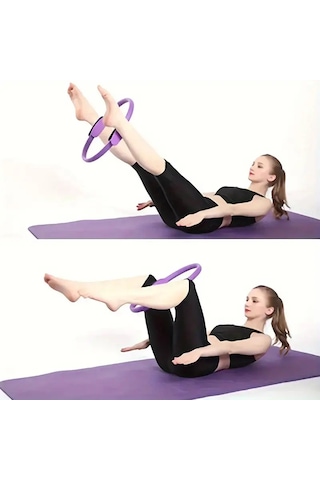 Dura-strong 38 Cm Pilates Egzersiz Çemberi Deluxe Tutamaçlı Gö...