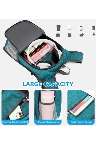 Dancemonkey Çok Hafif Katlanabilir Sırt Çantası, Su Geçirmez, Açık, Seyahat Ve Yürüyüş İçin Paketlenebilir, Siyah Siyah