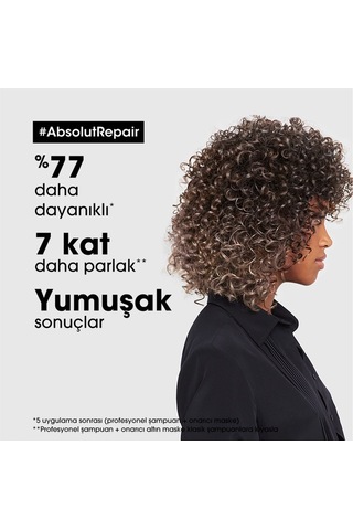 L'Oreal Professionnel Serie Expert  Absolut Repair Yıpranmış Saçlar için Onarıcı Maske 250 ML