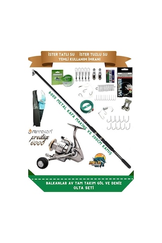 Balkanlar Av Tam Takım 300cm Göl Ve Deniz Olta Seti