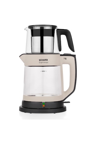 Schafer Optimal 1.8 L Elektrikli Cam Çay Makinesi