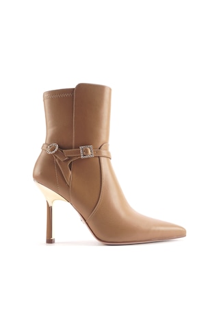 Nine West Betına 4pr Camel Kadın Topuklu Bot 000000000101701844 Kahverengi