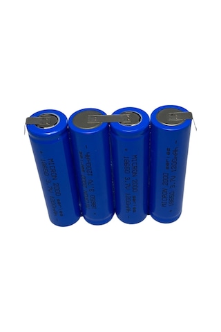 Micron 18650 1200 mAh 14.4V Uyumlu Li-Ion Şarj Edilebilir Pil Grubu