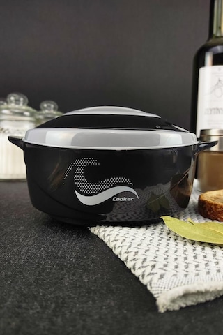 Digithome Ckr3148  Paslanmaz Çelik Hazneli Yemek Termosu 500 ML Siyah