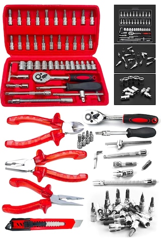 50 Parça Mini Lokma Takımı Otomatik Cırcırlı