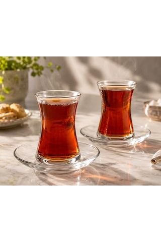 Paşabahçe 96355 Misis 12 Parça Çay Seti - 6 Kişilik Çok Renkli