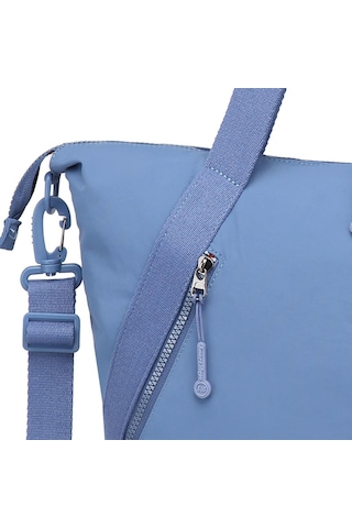 Smart Bags Mikro Poly Kumaş Büyük Boy Kadın Omuz Çantası 3335 Mavi 68627392