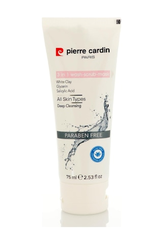 Pierre Cardin 3'ü 1 Arada Yüz Temizleme Peeling Maskesi 75 ML