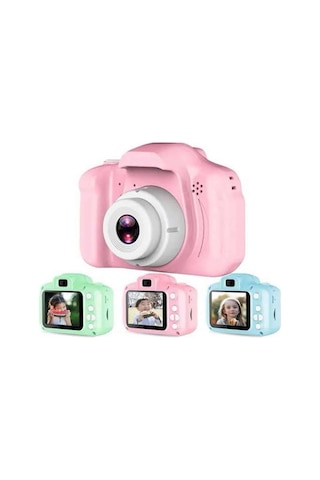 Çocuklara - 289 - Özel Fotoğraf Ve Video Çeken Mini Çok Renkli - Csmo-tex - Fotoğraf Makinesi