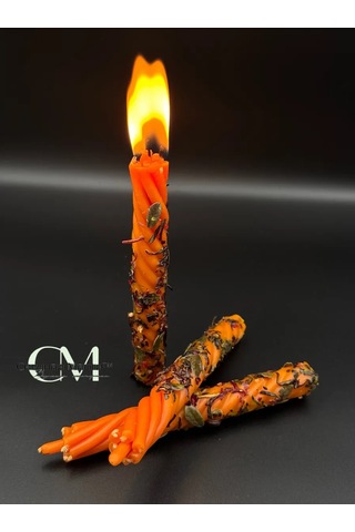 Svecnaa Magia 3 Adet "güneş Işınları" Mum, Kızılcık Ve Hibiskus İle 318573022 Turuncu