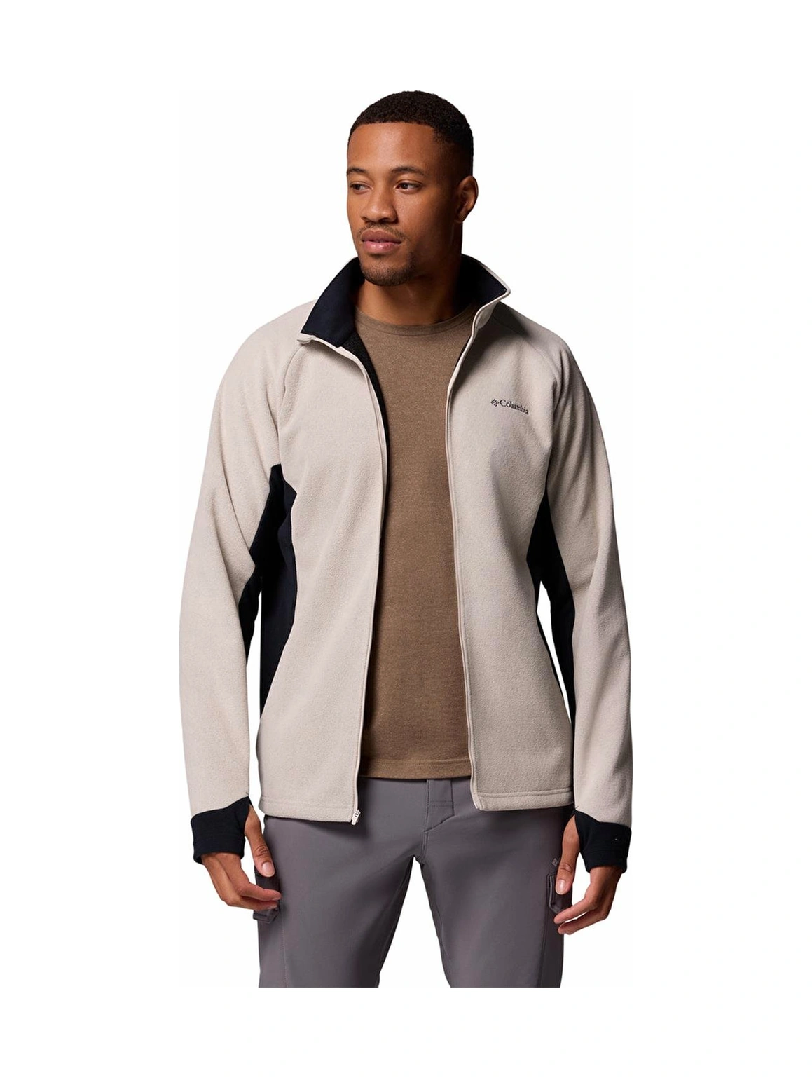 Columbia Am4428 Arctic Peak Full Zip Erkek Polar-30848 Bej