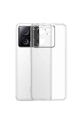 Jenerik Xiaomi Mi 13t Pro Kılıf Lüx Şeffaf Silikon