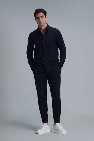 Lufian Erkek Lıne Basic Comfort Fit Gömlek 111010614 Lacivert