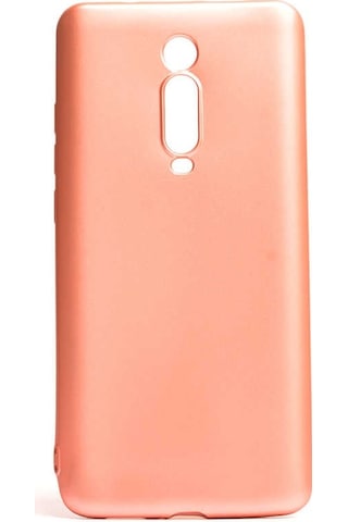 Noktaks - Xiaomi Uyumlu Xiaomi Mi 9t / Mi 9t Pro - Kılıf Mat Renkli Esnek Premier Silikon Kapak - Kırmızı
