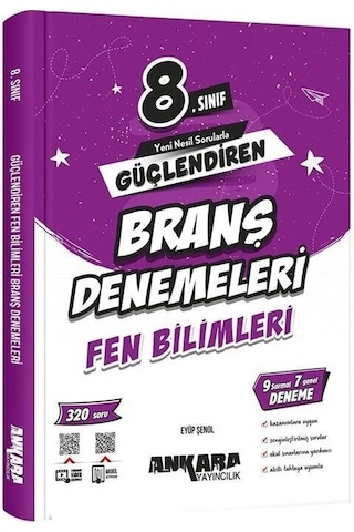 8. Sınıf Fen Bilimleri Güçlendiren Branş Denemeleri Ankara Yayıncılık 8. Sınıf Fen Bilimleri Güçlendiren Branş Denemeleri Ankara Yayıncılık