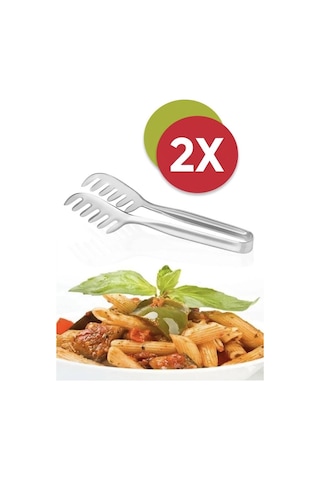 2'li Makarna Maşası/paslanmaz Çelik Pratik Servis Maşası/mutfak Maşası 2'li Makarna Maşası/paslanmaz Çelik Pratik Servis Maşası/mutfak Maşası