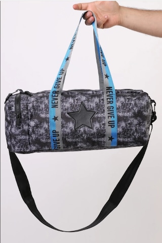 Yıldız Baskılı Spor Çanta, Yan Cepli , Çocuk Spor Çanta Siyah