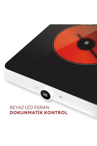 Kumtel HCA- 2001 Tekli Elektrikli Vitroseramik Ocak