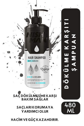 Nıshman Dökülme Karşıtı Şampuan Antı-haırloss 480 Ml